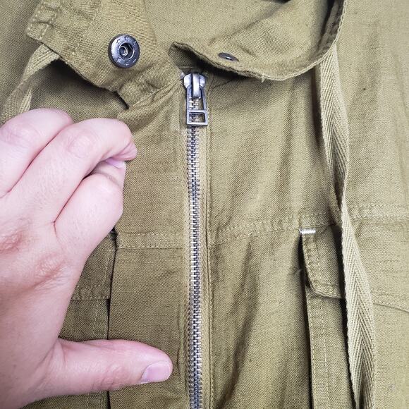 C & C California| Linen Cotton Safari Vest - Picture 6 of 9